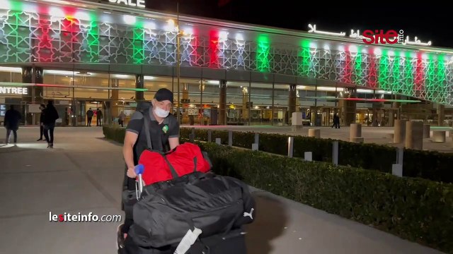 بحسرة بادية على اللاعبين.. عودة المنتخب المغربي إلى أرض الوطن بعد الإقصاء من _الكان