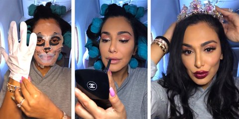 Huda Beauty verrät: So gelingt euch die Schminksession im Flugzeug
