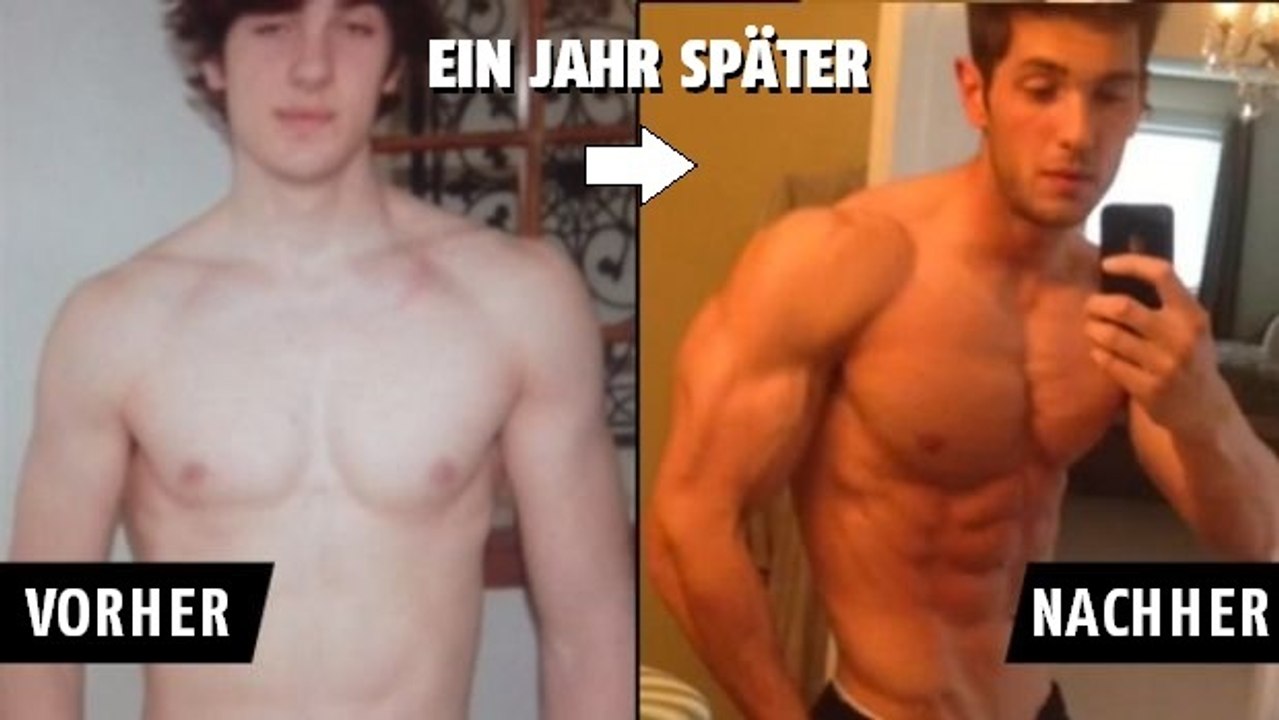 Die erstaunliche Verwandlung eines jungen Mannes