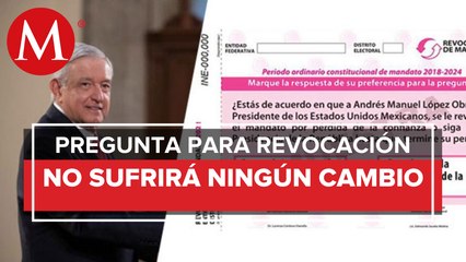 Corte rechaza modificar pregunta para revocación de mandato de AMLO