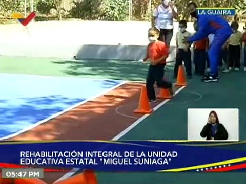 Rehabilitada Unidad Educativa Estatal Miguel Suniaga en el estado La Guaira