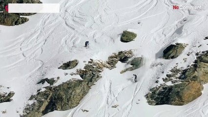 شاهد:  كريبيش وأوبرباخر يحققان الفوز للنمسا في مسابقة التزلج المسماة "إنغادين سنو" في سويسرا