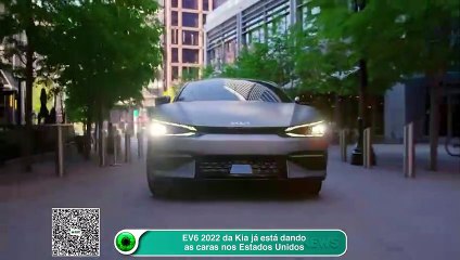 EV6 2022 da Kia já está dando as caras nos Estados Unidos