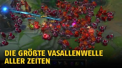 League of Legends: Die größte Vasallenwelle aller Zeiten