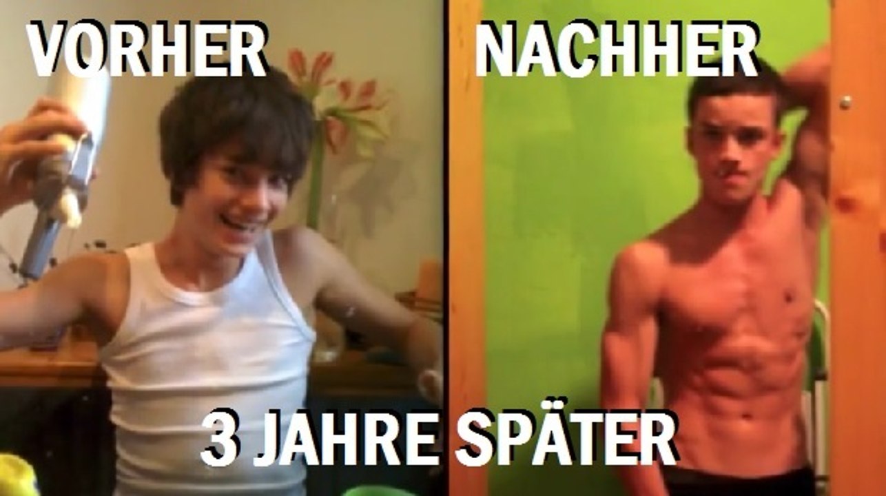 Eine vollständige und natürliche Verwandlung durch 3 Jahre intensives Training