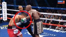 Boxen: Marcos Maidana beißt Floyd Mayweather während des Kampfes