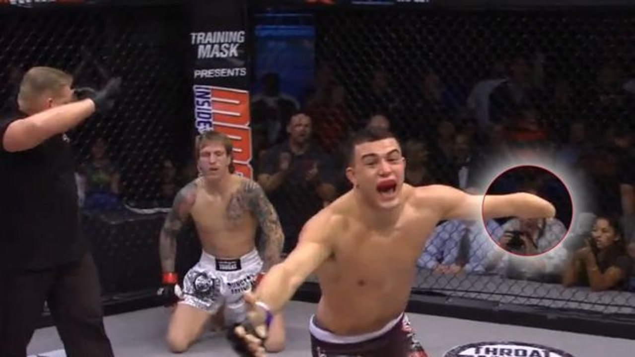 MMA: Sieg mit einem Würgegriff durch Nick Newell, den Kämpfer mit nur einem Arm