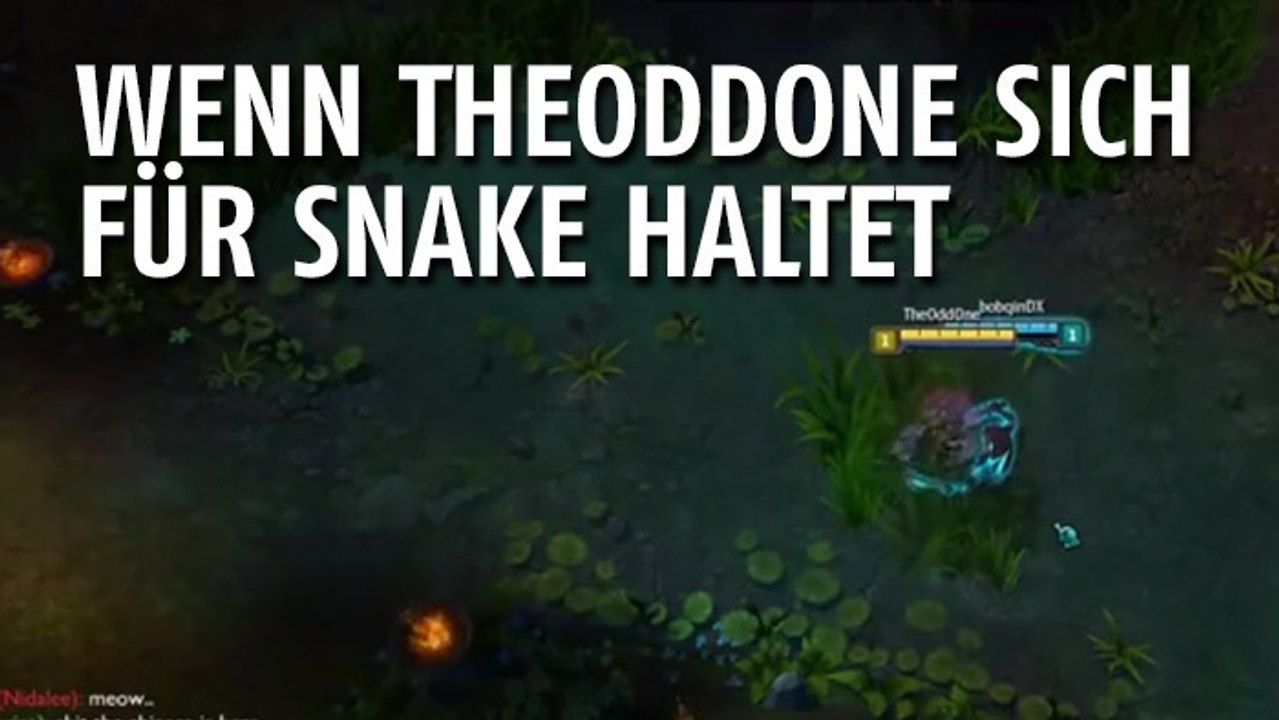 League of Legends: TheOddOne imitiert Snake im Metal Gear Solid