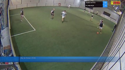 But de Simon (12-6) - TEAM ORTHO Vs FC NEVADA - 01/02/22 20:00 - LIGUE 2 - Poitiers Game Parc