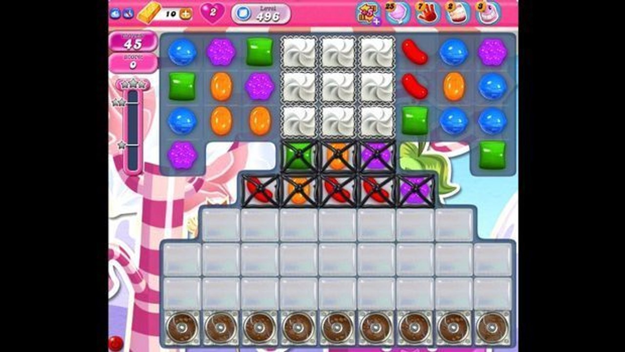 Lösung für Candy Crush Saga Level 496: Die besten Tipps und Tricks
