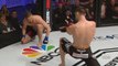 MMA-Kämpfer macht Kamehameha, bevor er seinen Gegner K. o. schlägt