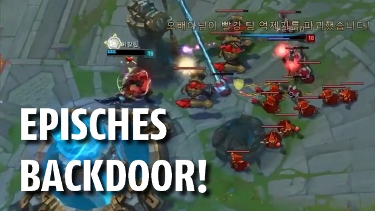 League of Legends: Wenn eine Leblanc in einem unglaublichen Base Race mitmischt