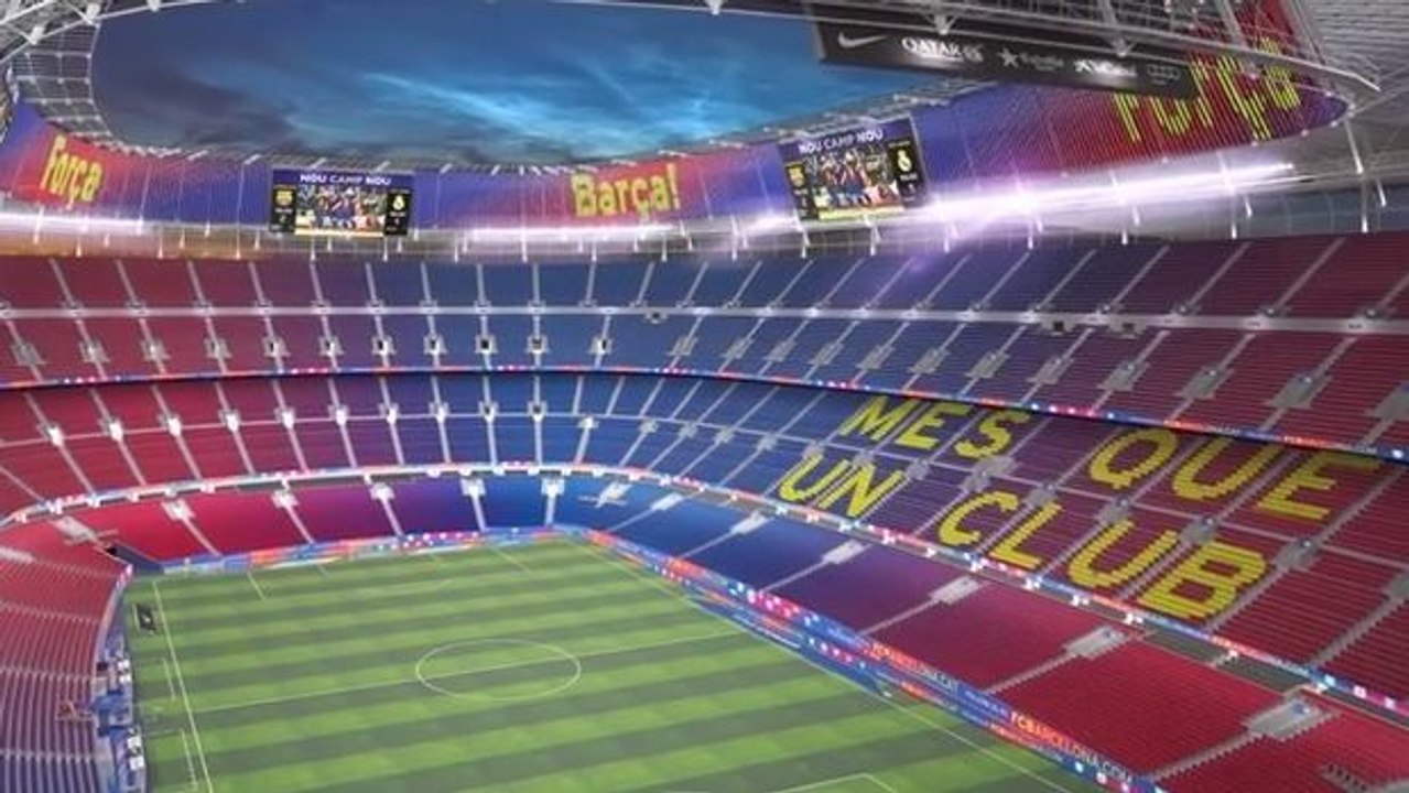 Entdecken Sie das pächtige Zukunftsstadion des FC Barcelona