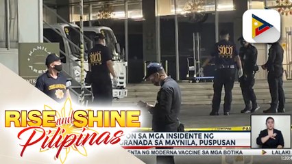 Imbestigasyon sa mga insidente ng paghahagis ng granada sa Maynila, puspusan