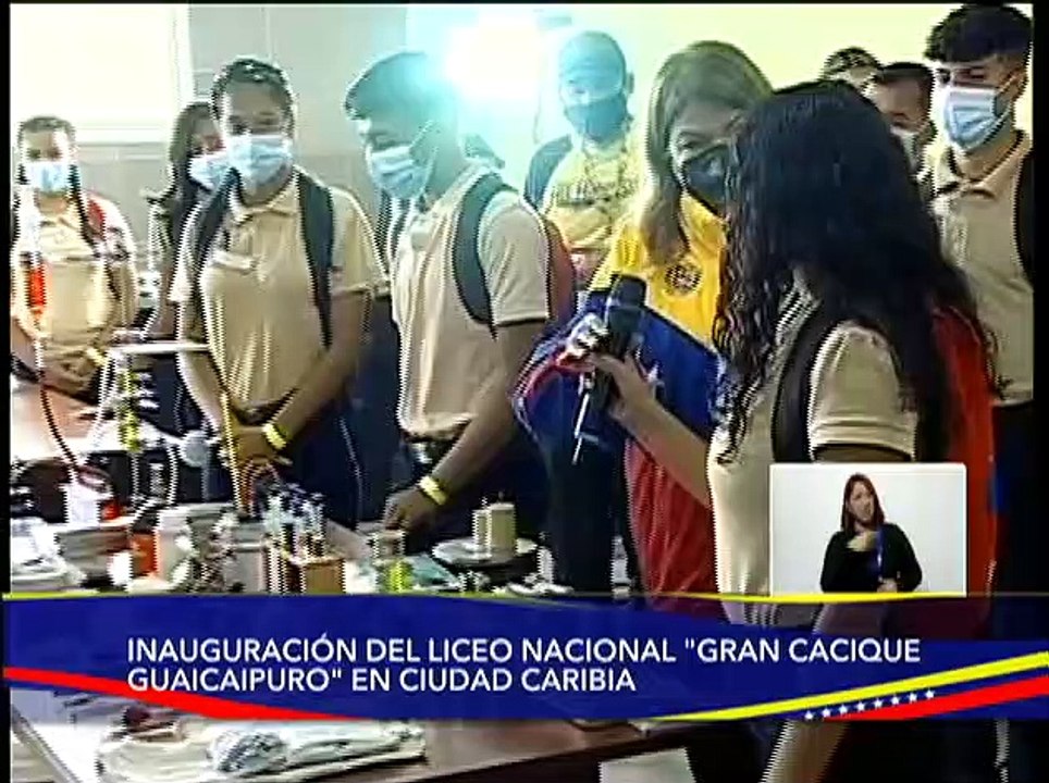 Pdte. Maduro inauguró el Liceo Nacional “Gran Cacique Guaicaipuro" en el urbanismo Ciudad Caribia