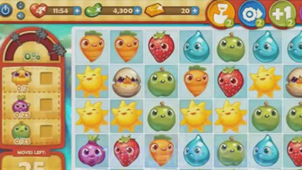 Farm Heroes Saga Level 34: Lösung, Tipps und Tricks