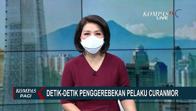 Detik-detik Polisi Gerebek Rumah Gembong Pencurian Motor di Lampung