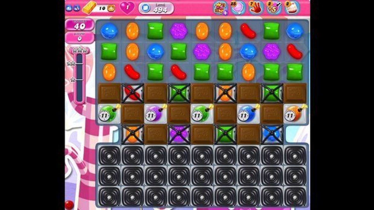 Lösung für candy crush saga level 494: die besten tipps und tricks