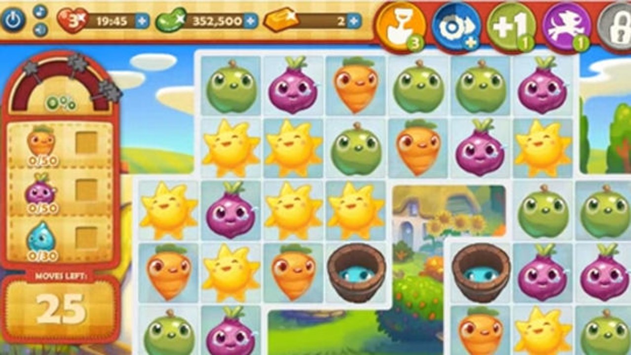 Farm Heroes Saga Level 125: Lösung, Tipps und Tricks