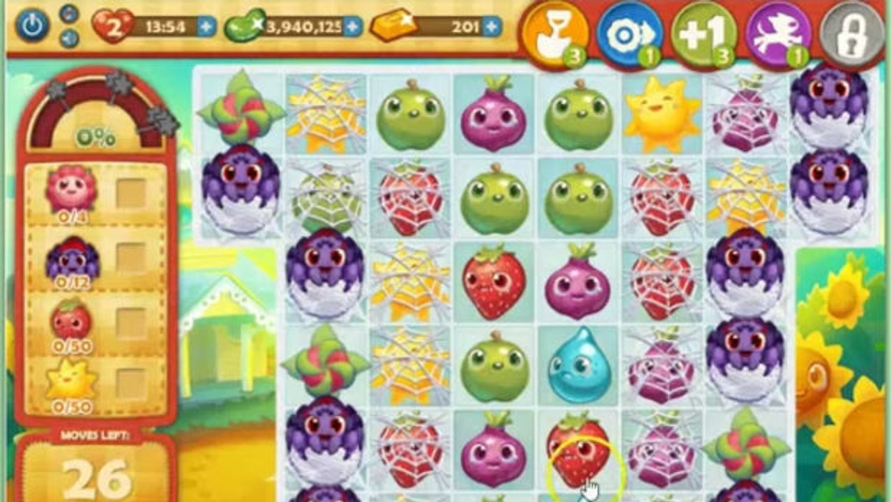 Farm Heroes Saga Level 522: Lösung, Tipps und Tricks