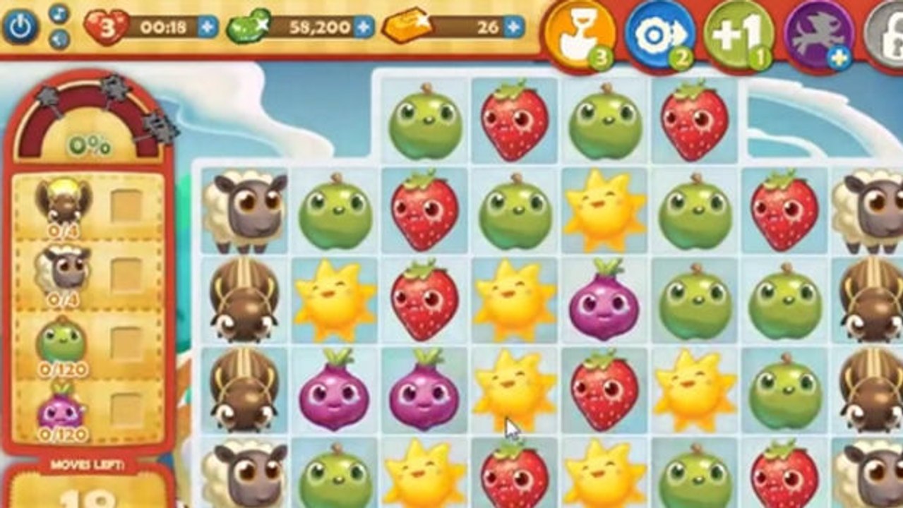 Farm Heroes Saga Level 544: Lösung, Tipps und Tricks