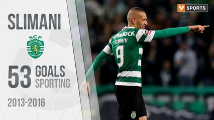 Les 53 buts de Slimani au Sporting !  Le boss est de retour.