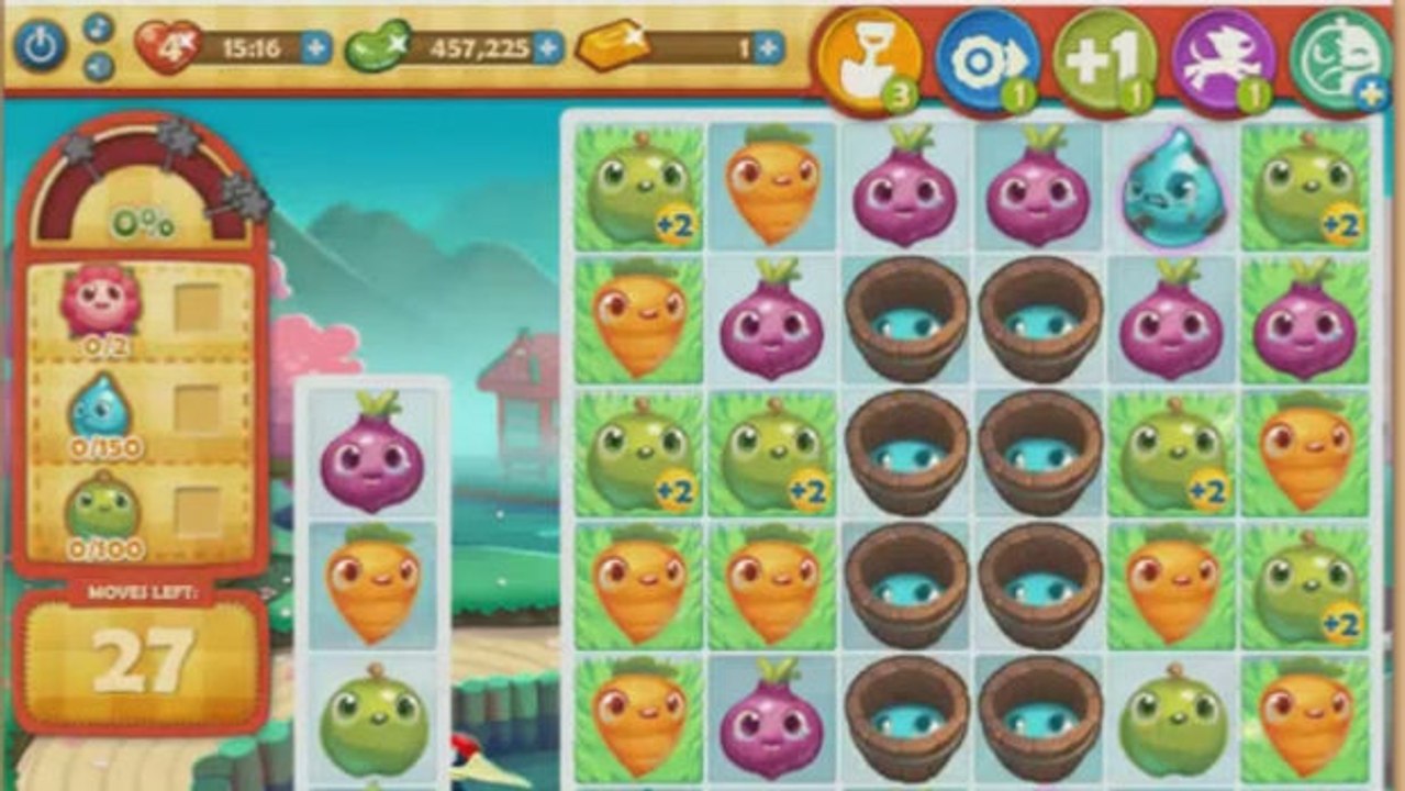 Farm Heroes Saga Level 222: Lösung, Tipps und Tricks