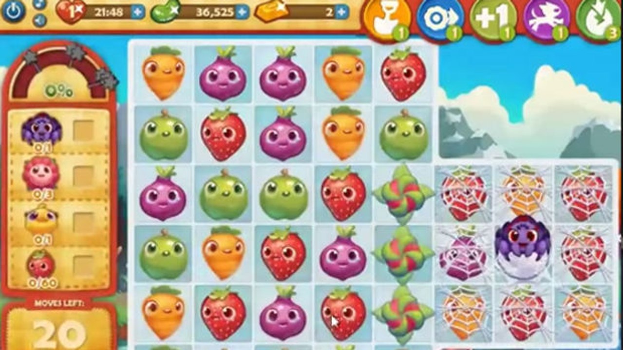 Farm Heroes Saga Level 288: Lösung, Tipps und Tricks