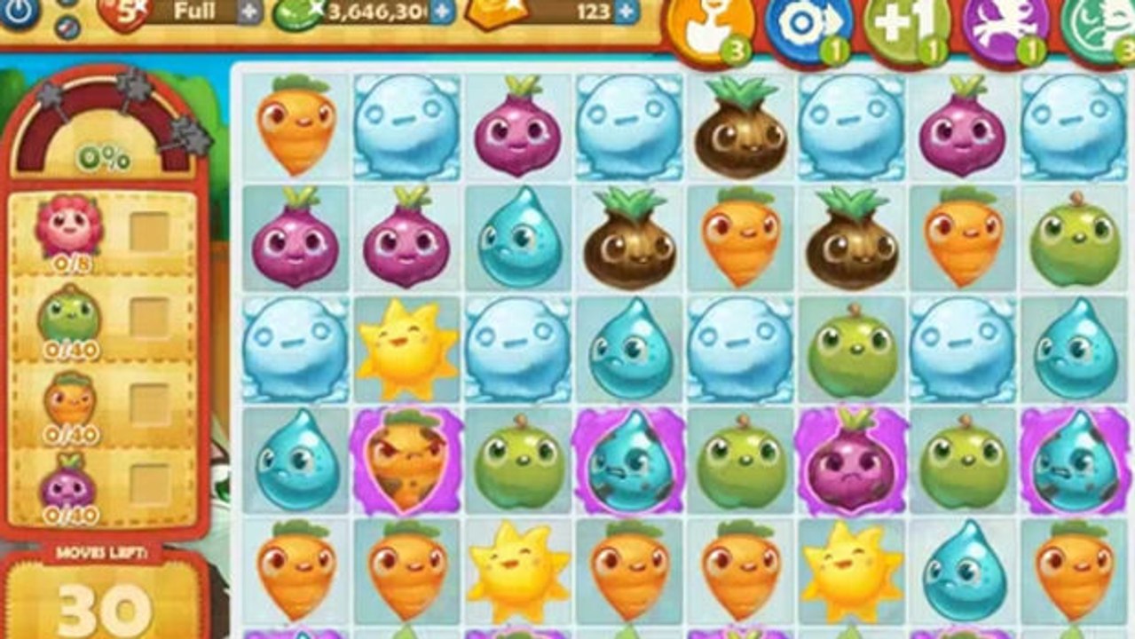 Farm Heroes Saga Level 351: Lösung, Tipps und Tricks