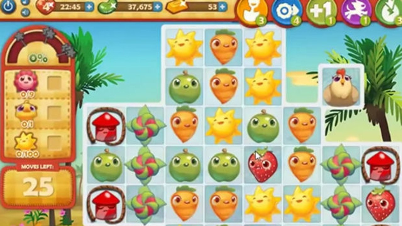 Farm Heroes Saga Level 387: Lösung, Tipps und Tricks