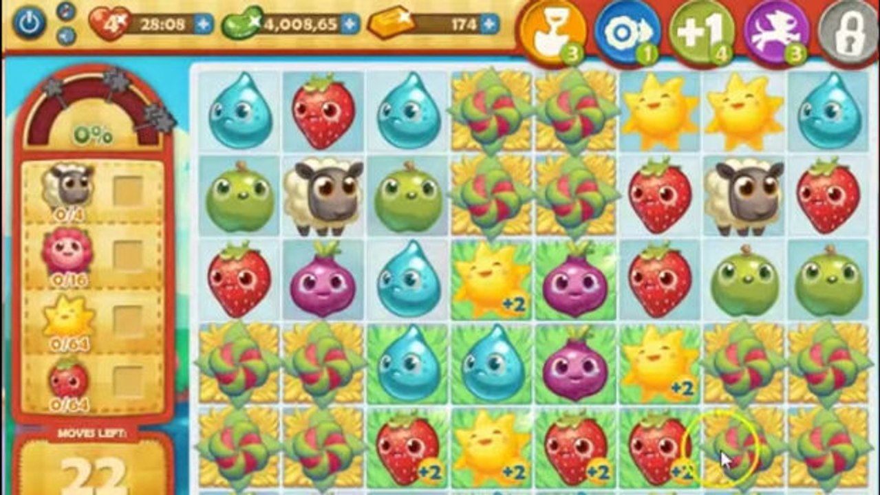 Farm heroes saga level 446: lösung, tipps und tricks