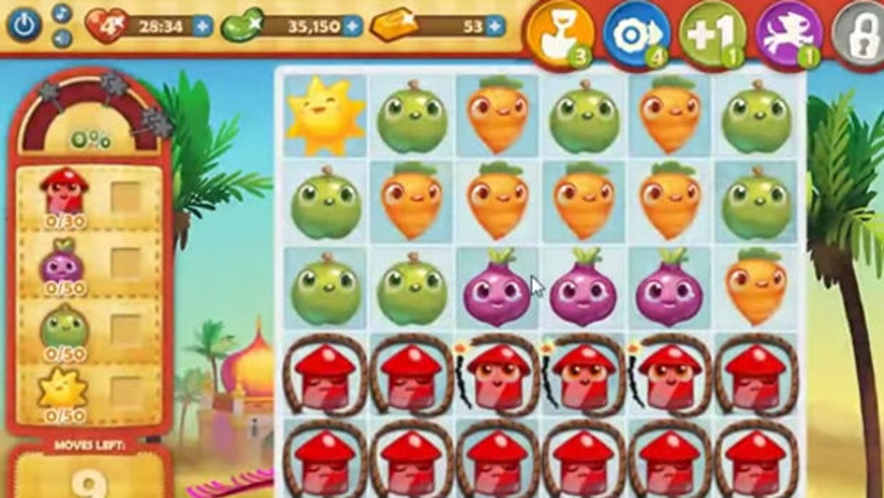 Farm Heroes Saga Level 390: Lösung, Tipps und Tricks