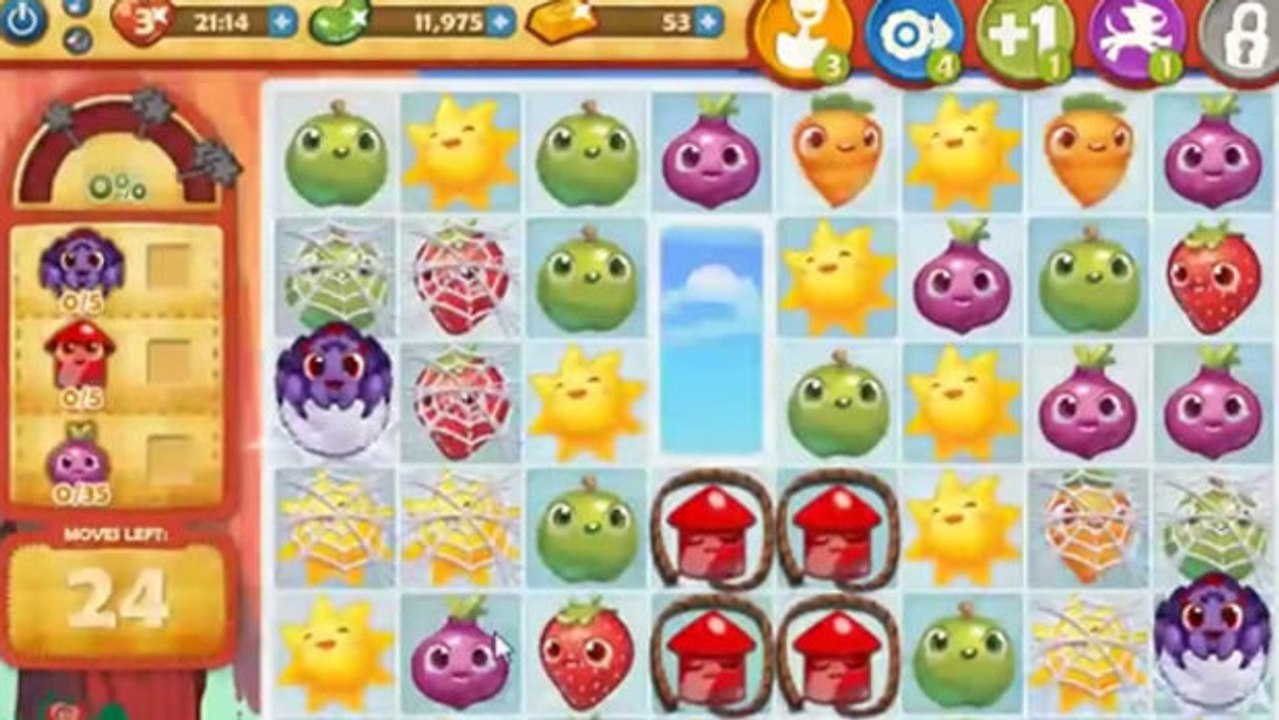 Farm Heroes Saga Level 375: Lösung, Tipps und Tricks