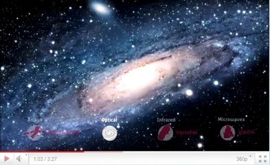 ESA : d'impressionnantes observations de la galaxie d'Andromède