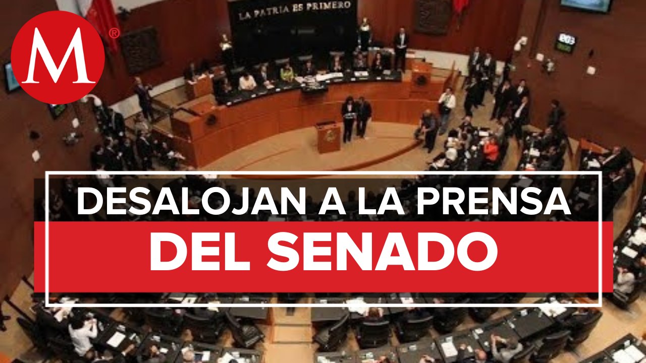 Desalojan a medios de Palco del Senado por medidas sanitarias; minutos después regresan