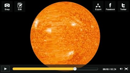 Des images du Soleil à 360°