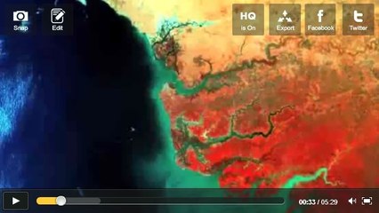 Quand le satellite Envisat  dévoile les merveilles de notre planète