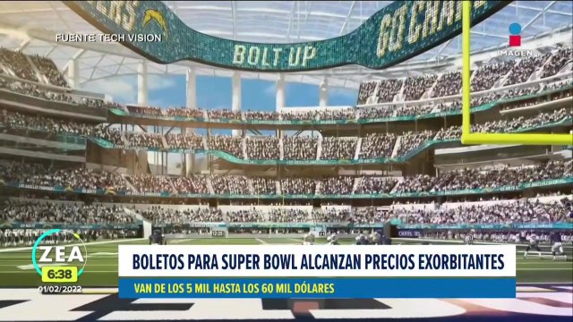 Boletos para el Super Bowl van desde los 5 mil hasta los 60 mil dólares