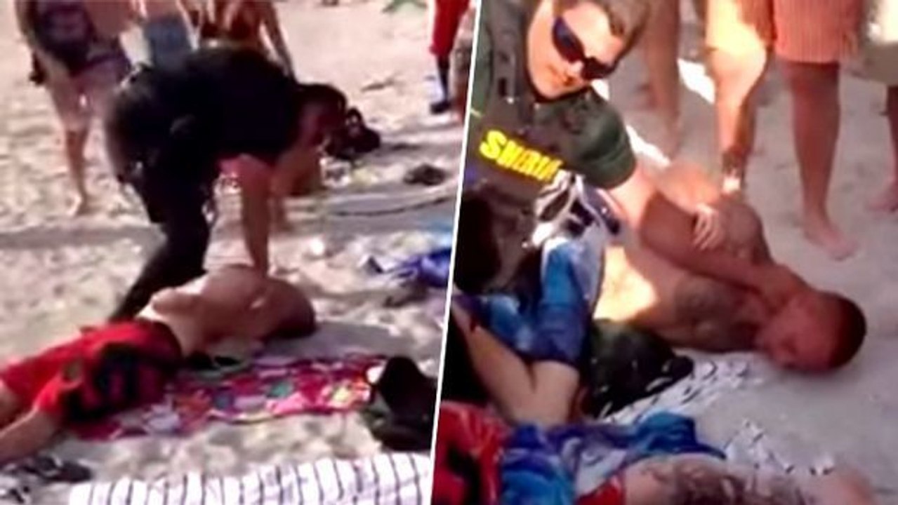 Ein Polizist nimmt es alleine mit zwei Männern auf!