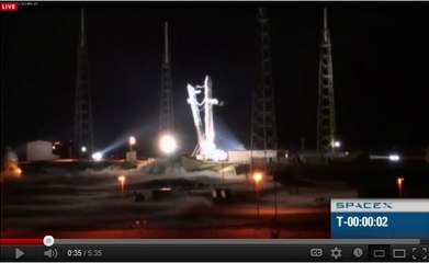 Le décollage historique de la capsule Dragon de SpaceX