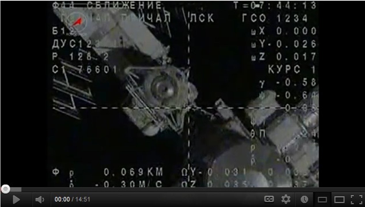 Le vaisseau Soyouz s'arrime à l'ISS