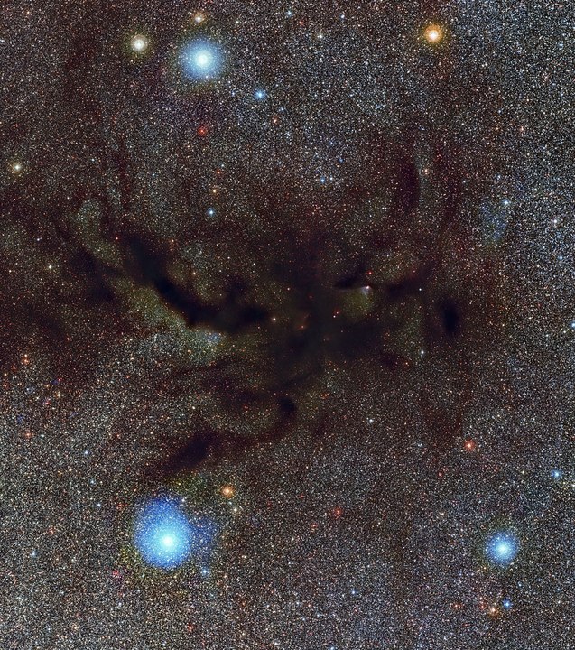 Photo de la nébuleuse de Pipe - Observatoire austral européen