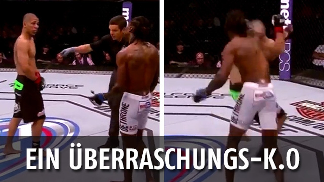 Er beschwert sich im Ring und wird überraschend K.O. geschlagen