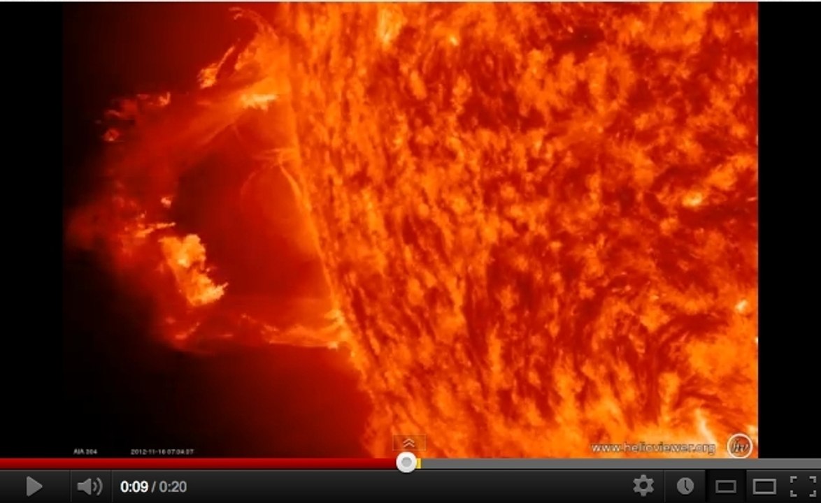 Vidéo : deux spectaculaires éruptions solaires filmées par la NASA