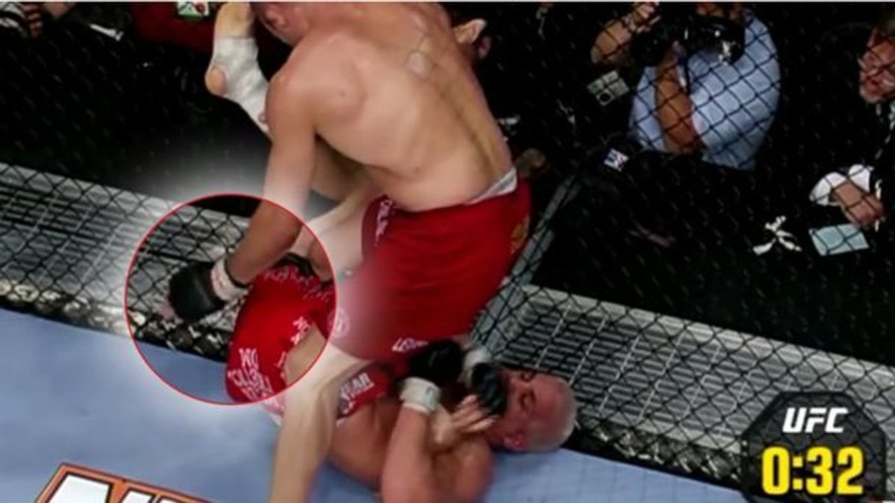 MMA: Er schlägt seinem Gegner auf den Hintern mitten im Kampf!