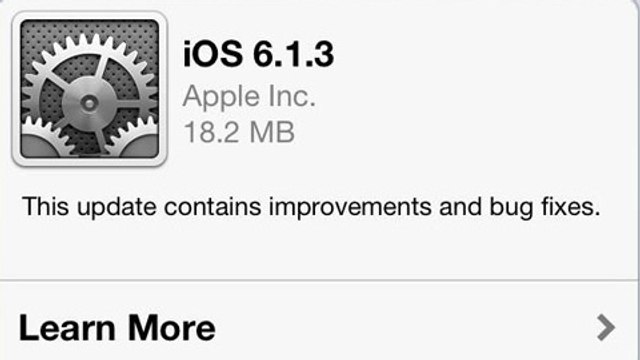 Jailbreak IOS 6 : La mise à jour IOS 6.1.3 bloque Evasion et provoque une nouvelle faille