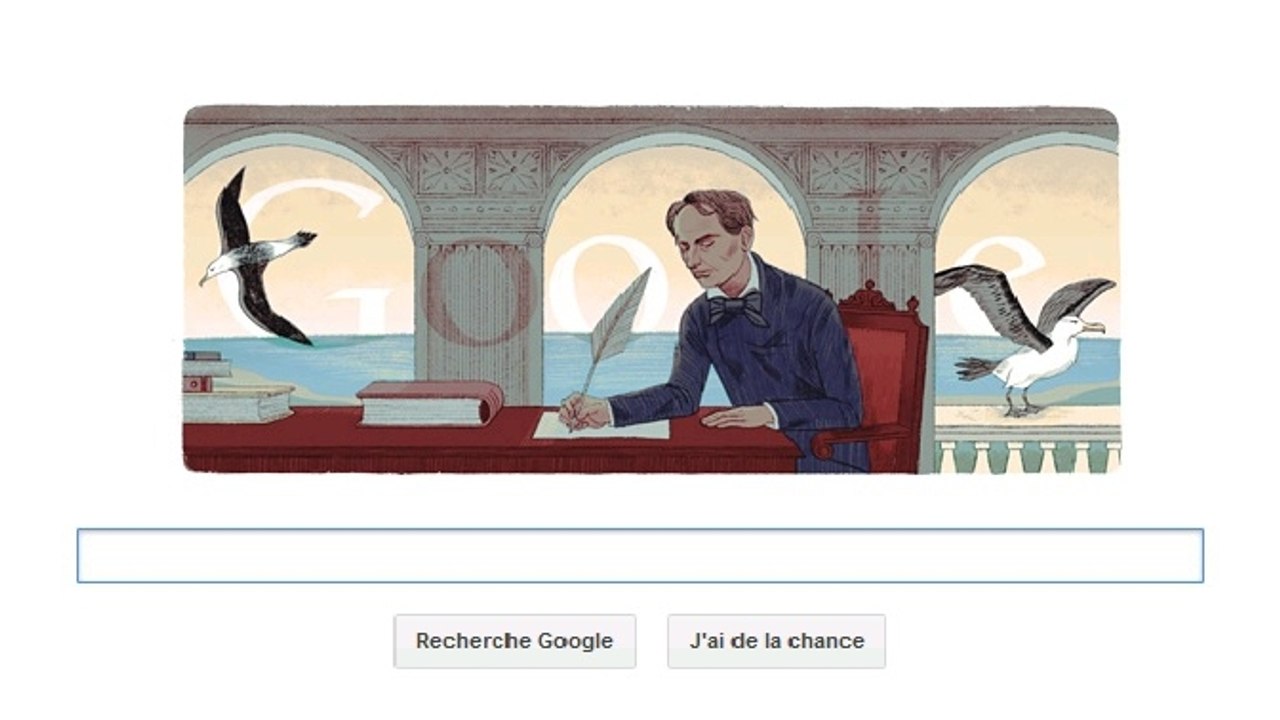 Charles Baudelaire en Doodle : Google célèbre les 192 ans du poète aux Fleurs du mal