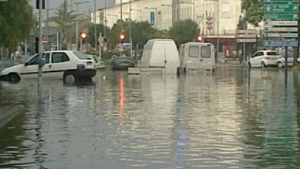 Un violent orage a inondé toute la ville de Caen
