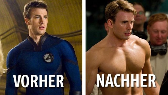 Sehen Sie hier das Training von Chris Evans für Captain America 2