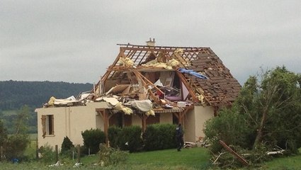 VIDEO - Une 'mini-tornade' cause d'importants dégâts en Côte-d'Or